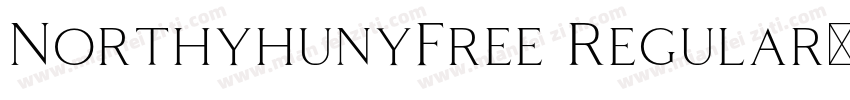 NorthyhunyFree Regular字体转换